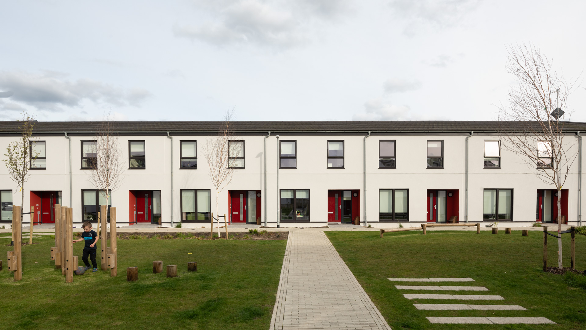 Hurlford avenue, Glasgow affordable housing designed by Anderson Bell Christie architects
